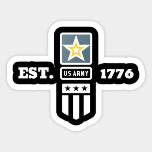 United State Army Star Est.1776 Sticker